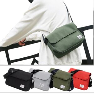 ショルダーバッグ メンズ レディース 斜め掛け 帆布 シンプル 普段使い