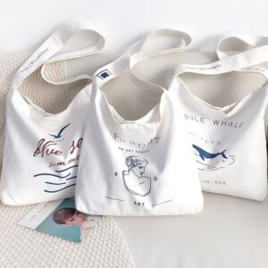 トートバッグ 帆布 キャンバス 軽量 ホワイト